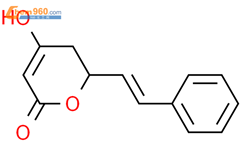 2H-吡喃-2-酮，5,6-二氢-4-羟基-6-[（1E）-2-苯基乙烯基]-结构式图片|62378-62-5结构式图片