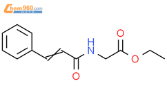 Glycine, N-(1-oxo-3-phenyl-2-propenyl)-, ethyl ester结构式图片|62430-51-7结构式图片