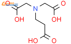 N,N-二(羧甲基)-β-氨基丙酸结构式图片|6245-75-6结构式图片