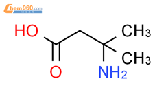 3-氨基-3-甲基丁酸结构式图片|625-05-8结构式图片