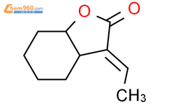 2(3H)-Benzofuranone, 3-ethylidenehexahydro-, trans-结构式图片|62527-67-7结构式图片