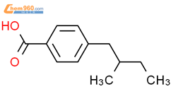 (S)-(+)-4'-(2-甲基丁基)苯甲酸结构式图片|62614-46-4结构式图片