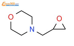 4-(2,3-环氧丙烷)吗啉结构式图片|6270-19-5结构式图片