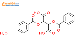 L-(-)-二苯甲酰酒石酸(一水物)结构式图片|62708-56-9结构式图片