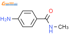 4-氨基-N-甲基苯甲酰胺结构式图片|6274-22-2结构式图片
