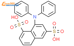 1,6-Naphthalenedisulfonicacid, 8-(diphenylamino)-结构式图片|6274-84-6结构式图片