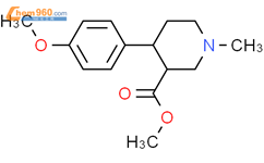 3-Piperidinecarboxylic acid, 4-(4-methoxyphenyl)-1-methyl-, methylester结构式图片|627510-33-2结构式图片