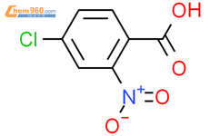 4-氯-2-硝基苯甲酸结构式图片|6280-88-2结构式图片