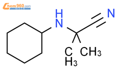 2-(cyclohexylamino)-2-methylpropanenitrile结构式图片|6281-50-1结构式图片