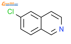 6-氯异喹啉结构式图片|62882-02-4结构式图片