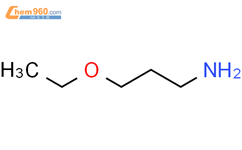 3-乙氧基丙胺结构式图片|6291-85-6结构式图片