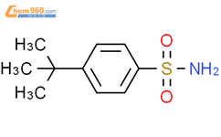 4-叔丁基苯磺酰胺结构式图片|6292-59-7结构式图片