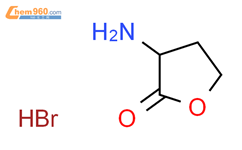 (S)-(-)-α-氨基-γ-丁内酯氢溴酸盐结构式图片|6305-38-0结构式图片