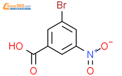 3-硝基-5-溴苯甲酸N结构式图片|6307-83-1结构式图片