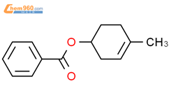 (4-methyl-1-cyclohex-3-enyl) benzoate结构式图片|6308-91-4结构式图片