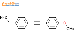 1-乙烷基-4-[(4-甲氧苯基)乙炔基]苯结构式图片|63221-88-5结构式图片
