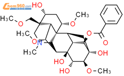 苯甲酰新乌头原碱结构式图片|63238-67-5结构式图片