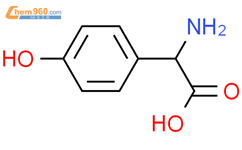 ()-4-hydroxyphenylglycine结构式图片|6324-01-2结构式图片
