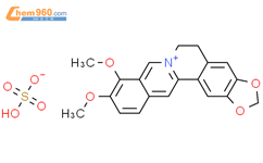 硫酸小檗碱结构式图片|633-66-9结构式图片