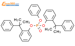 Phosphoric acid,bis[(1-methyl-1-phenylethyl)phenyl] phenyl ester结构式图片|63302-95-4结构式图片