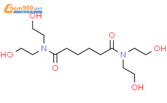N,N,N',N'-四(2-羟乙基)己二酰胺结构式图片|6334-25-4结构式图片