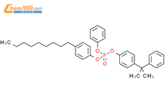 Phosphoric acid,(1-methyl-1-phenylethyl)phenyl nonylphenyl phenyl ester结构式图片|63340-28-3结构式图片