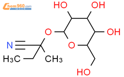 (2S)-2-methyl-2-[(2S,3R,4S,5S,6R)-3,4,5-trihydroxy-6-(hydroxymethyl)oxan-2-yl]oxybutanenitrile