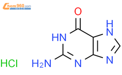 鸟嘌呤,盐酸盐结构式图片|635-39-2结构式图片