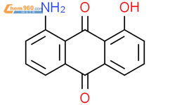 9,10-Anthracenedione, 1-amino-8-hydroxy-结构式图片|63572-76-9结构式图片