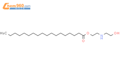 2-[(2-羟基乙基)氨基]乙基 硬脂酸酯结构式图片|63833-80-7结构式图片