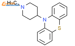10-(1-甲基-4-哌啶基)-10h-吩噻嗪结构式图片|63834-14-0结构式图片