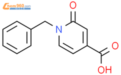 1-苄基-2-氧代-1,2-二氢吡啶-4-甲酸结构式图片|63987-74-6结构式图片