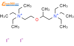 1-Propanaminium,N,N,N-triethyl-2-[2-(triethylammonio)ethoxy]-, iodide (1:2)结构式图片|64049-89-4结构式图片