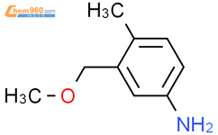 BENZENAMINE, 3-(METHOXYMETHYL)-4-METHYL-结构式图片|64122-72-1结构式图片