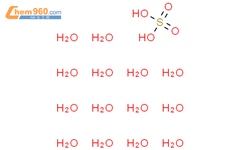 Sulfate, tetradecahydrate结构式图片|642485-93-6结构式图片