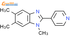 1H-Benzimidazole, 1,5,6-trimethyl-2-(4-pyridinyl)-结构式图片|64263-01-0结构式图片