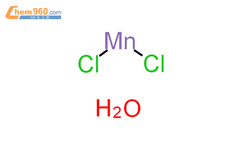 二氯化锰单水合物结构式图片|64333-01-3结构式图片
