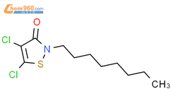 4,5-二氯-N-辛基-4-异噻唑啉-3-酮结构式图片|64359-81-5结构式图片
