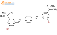 1-bromo-3-[2-[4-[2-(3-bromo-5-tert-butylphenyl)ethenyl]phenyl]ethenyl ...