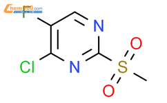 4-Chloro-5-fluoro-2-methanesulfonyl-pyrimidine结构式图片|6448-48-2结构式图片