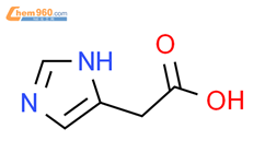 咪唑-4-乙酸结构式图片|645-65-8结构式图片