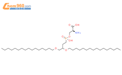 L-丝氨酸 [3,4-双(十六烷氧基)丁基]膦酸酯(酯)结构式图片|64563-62-8结构式图片