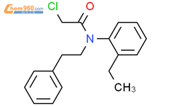 ACETAMIDE, 2-CHLORO-N-(2-ETHYLPHENYL)-N-(2-PHENYLETHYL)-结构式图片|64800-78-8结构式图片