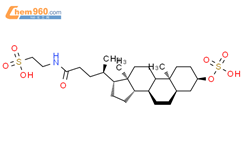牛磺石胆酸钠-3-硫酸酯二钠盐结构式图片|64936-83-0结构式图片