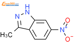3-甲基-6-硝基-1H-吲唑结构式图片|6494-19-5结构式图片