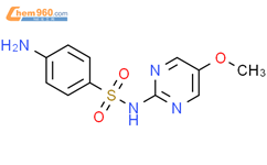 磺胺对甲氧嘧啶结构式图片|651-06-9结构式图片