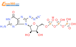 Guanosine 5'-(tetrahydrogen triphosphate), 8-azido-结构式图片|65114-35-4结构式图片