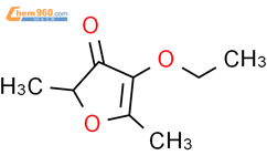 2,5-二甲基-4-乙氧基-3(2H)-呋喃酮结构式图片|65330-49-6结构式图片