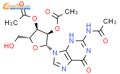 N-乙酰-鸟苷-2',3'- 二乙酸酯结构式图片|65360-02-3结构式图片