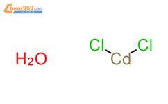 氯化镉 水合物结构式图片|654054-66-7结构式图片